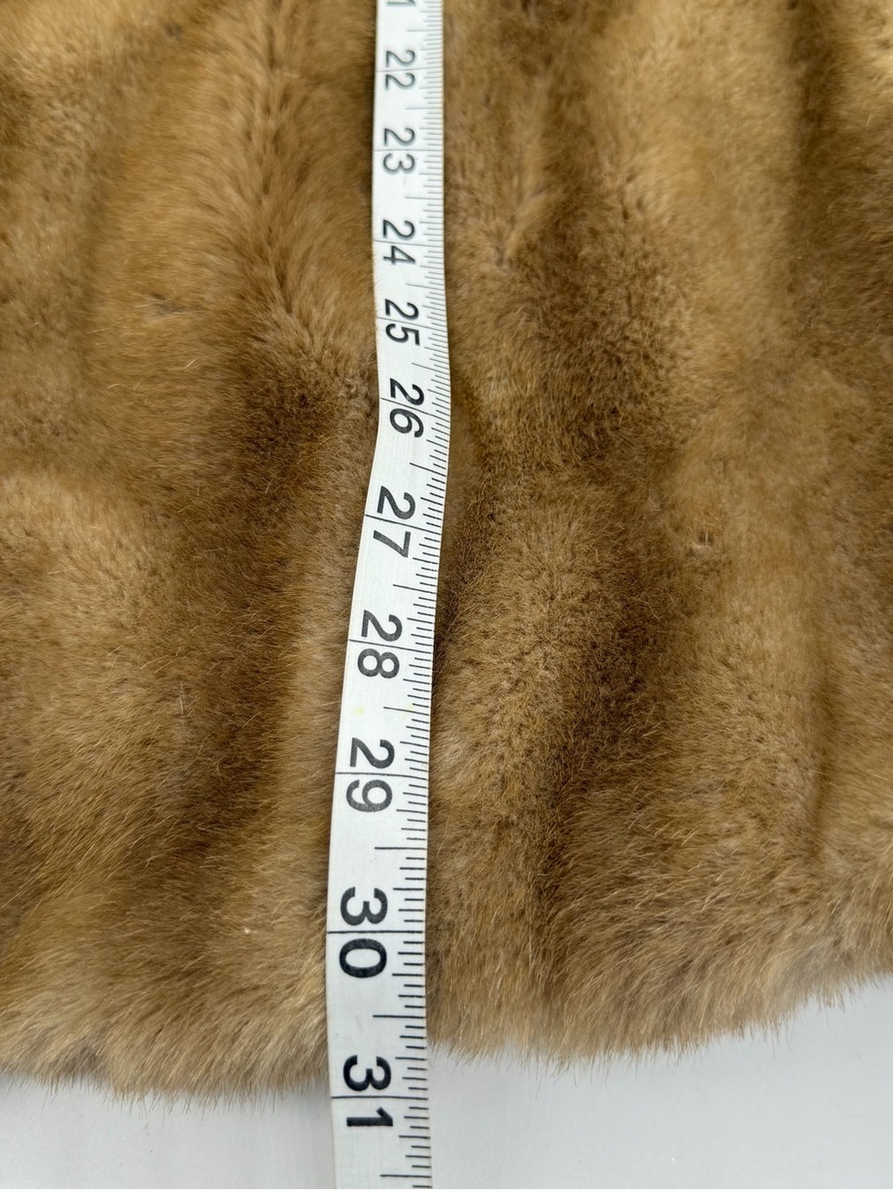 Vintage Grandella Faux Fur Luxurious Teddy Coat Jacket Lined Tan Brown Size 14 - Picture 7 of 8